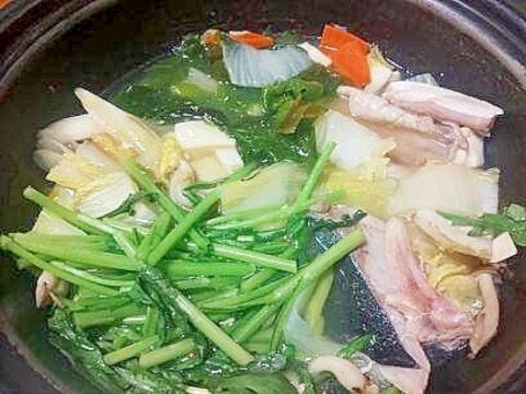 鰤と 生わかめの 鍋(2025年早春の鍋(2))